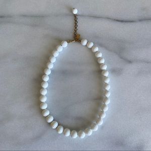 VINTAGE • Monet Beaded Chic Pearlcore Necklace Grandmacore Summer Vibe Faceted